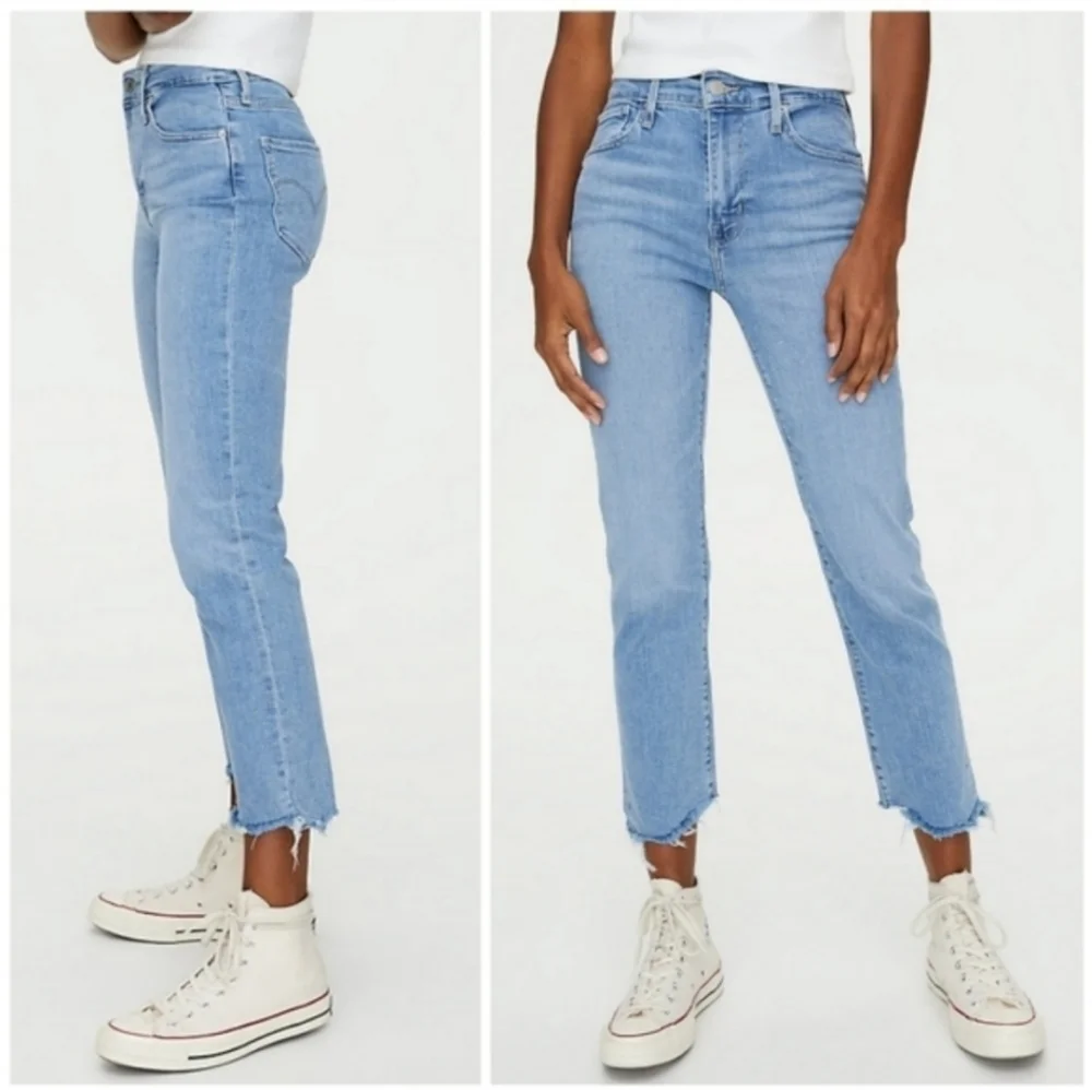 Levi's 724 High Rise Straight Leg Stretch Jeans - Picture 3 of 10